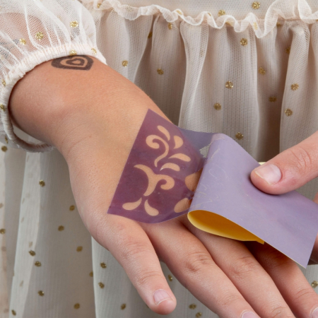 DE MARKERE PENTRU TATUAJE 3 CULORI/SET + 2 SABLOANE KIDEA MTASKA [1]