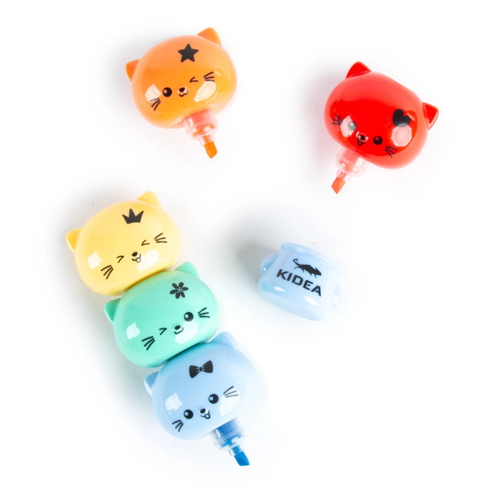 DE MINI TEXTMARKER 5 CULORI/SET PISICUTA FLKWKA [1]