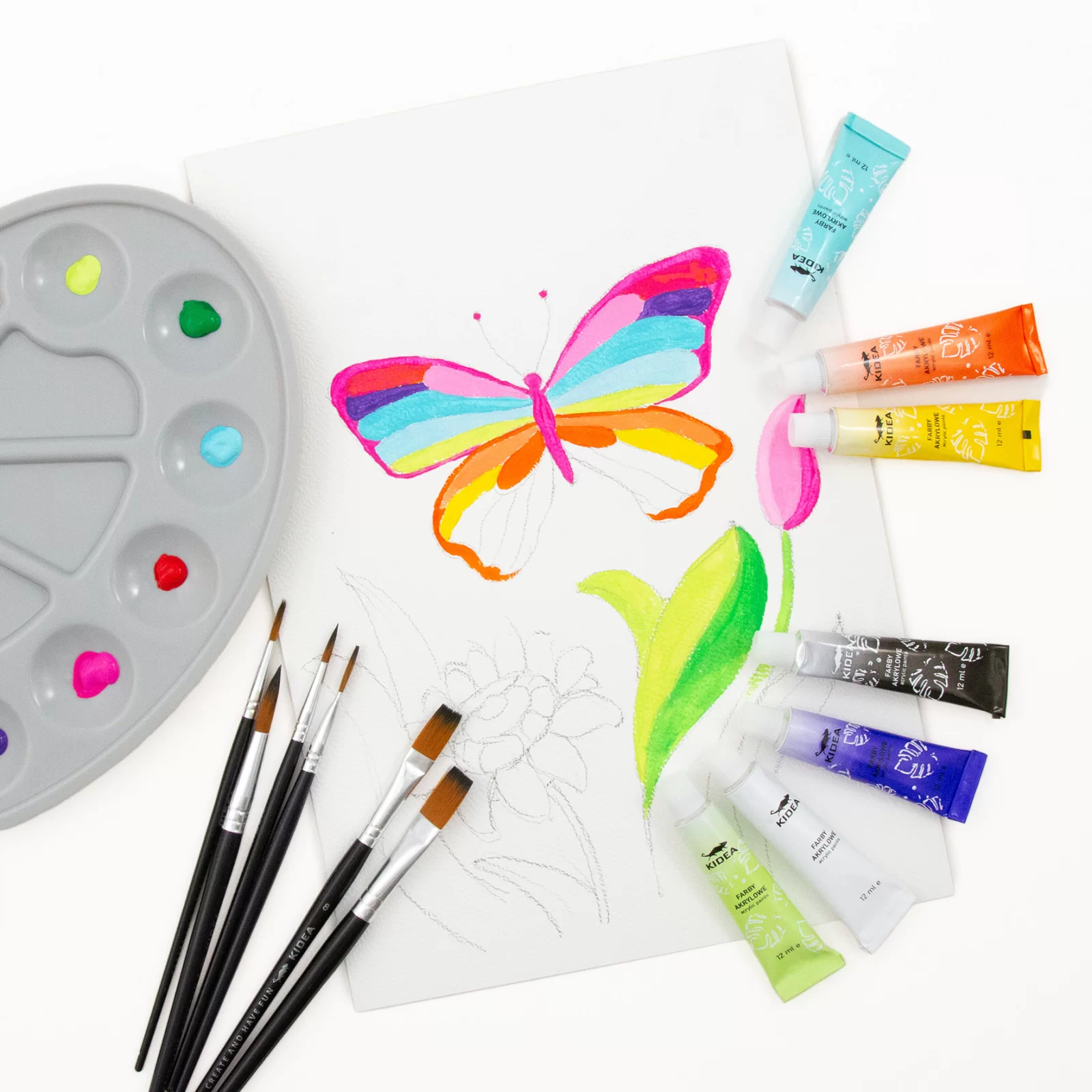 DE PALETA PICTURA 6 PENSULE NR.2,4,10 ROTUND/ NR.6,8,12 PLAT PAP7KA [3]