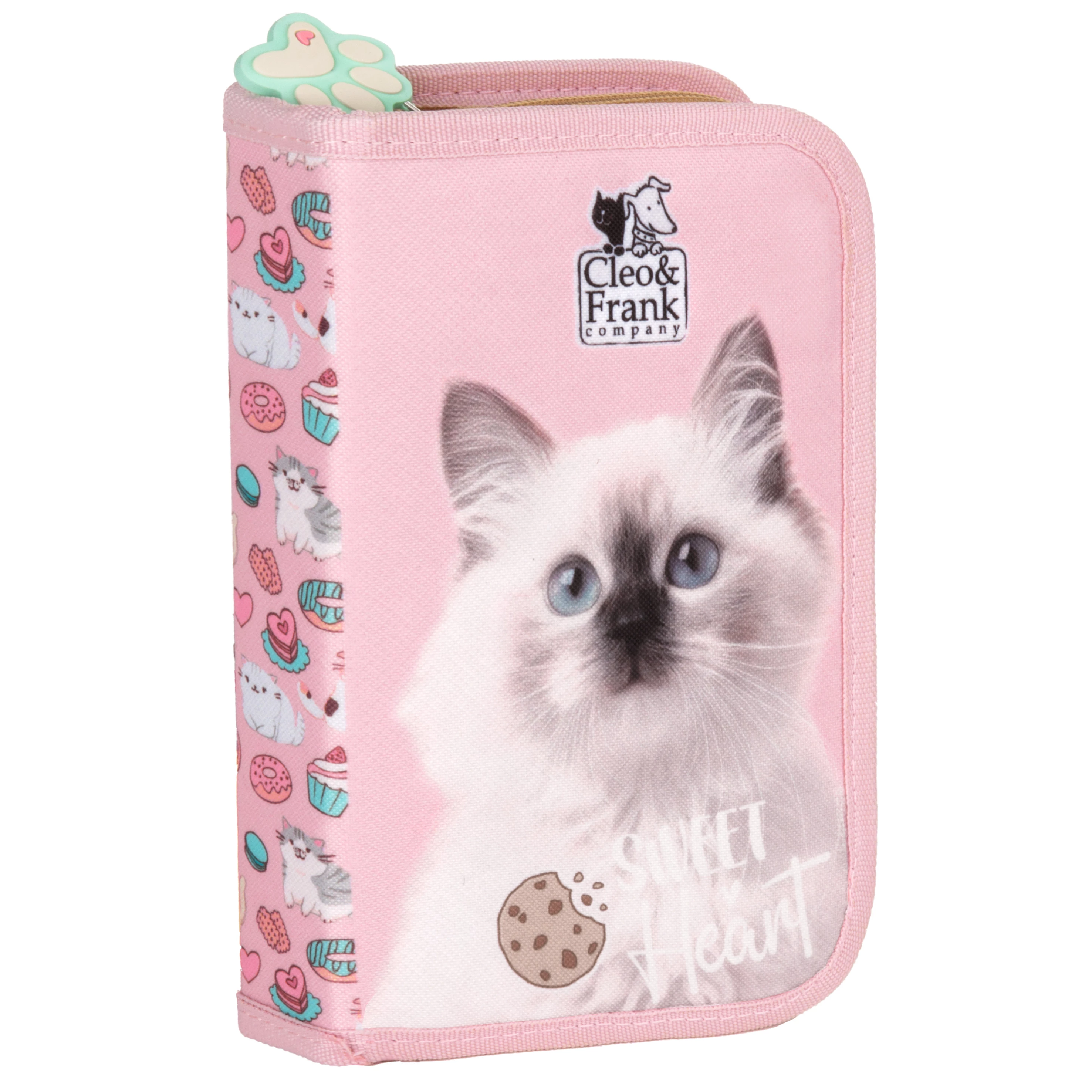 RECHIZITE SCOLARE - DE PENAR ECHIPAT 1 FERMOAR 2 EXTENSII CLEO&FRANK SWEET HEART PWJCF45