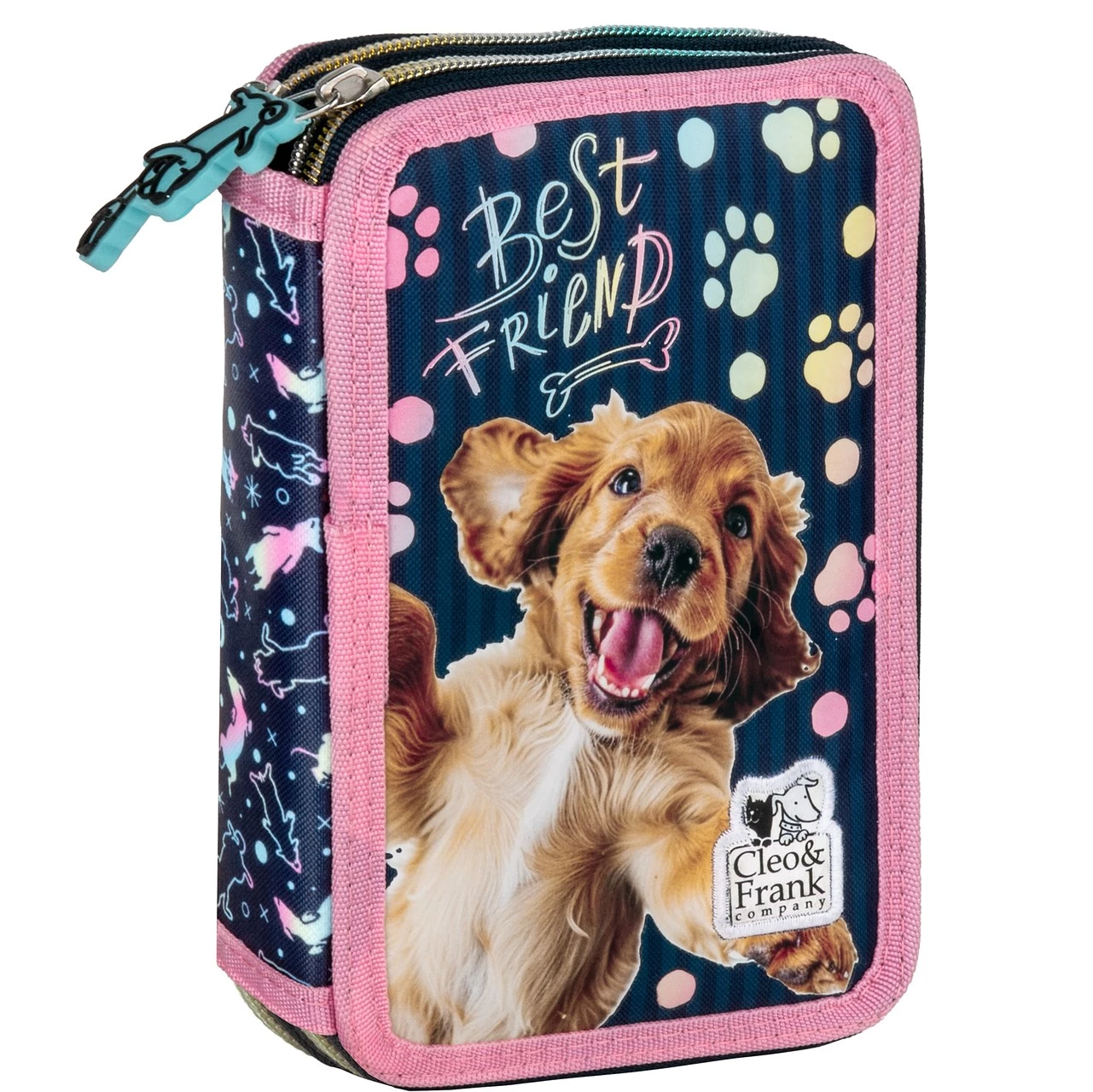 RECHIZITE SCOLARE - DE PENAR ECHIPAT 2 FERMOARE CLEO&FRANK BEST FRIEND PWDCF44