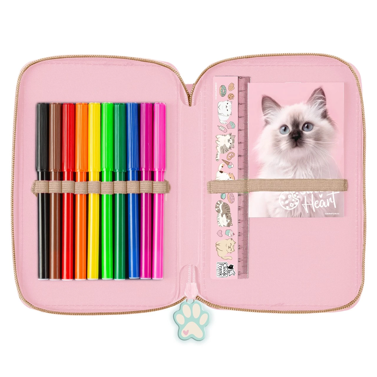 DE PENAR ECHIPAT 2 FERMOARE CLEO&FRANK SWEET HEART PWDCF45 [2]