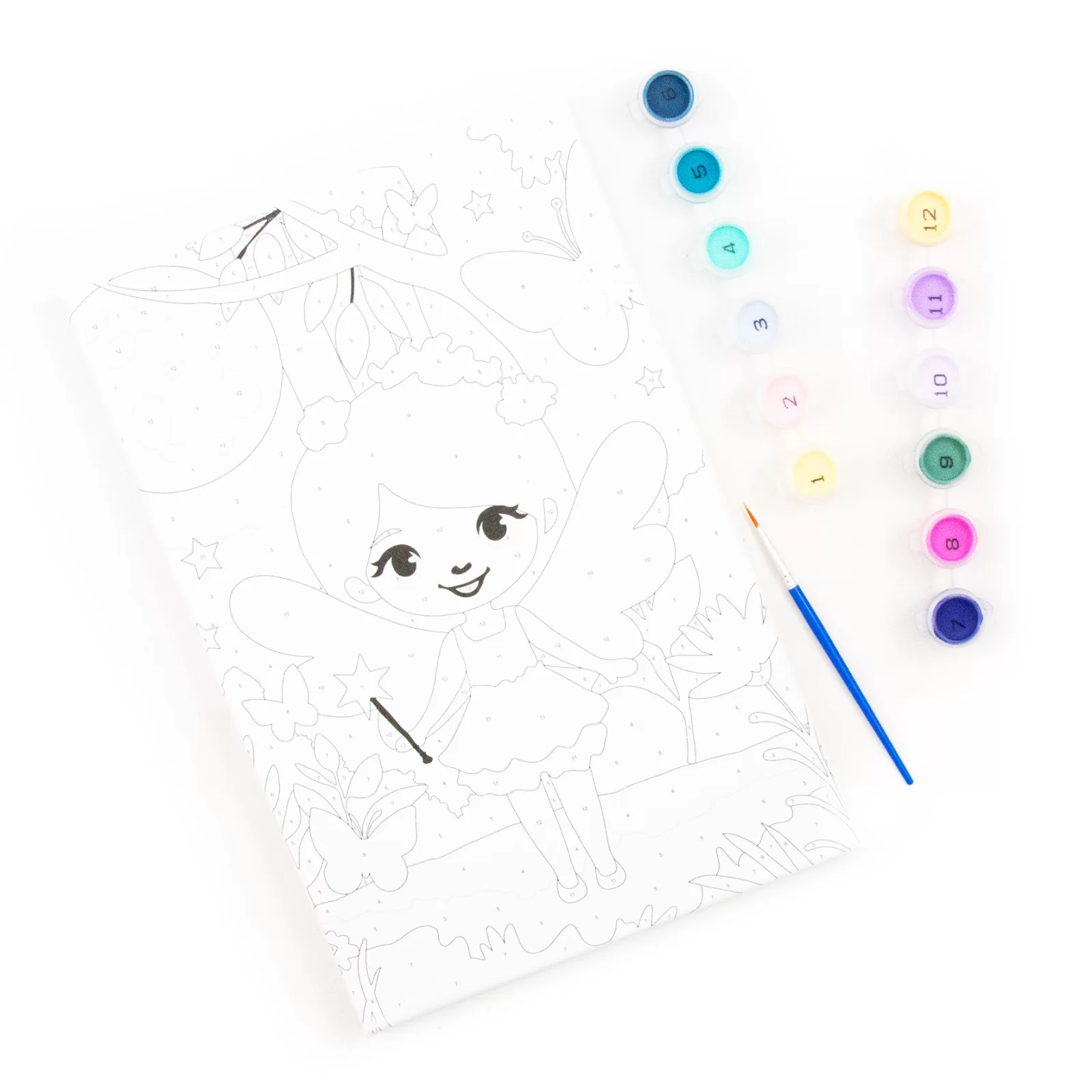 DE SET PICTURA PE NUMERE 30x20CM CU PENSULA, ZANA KIDEA OMNMAKA [1]