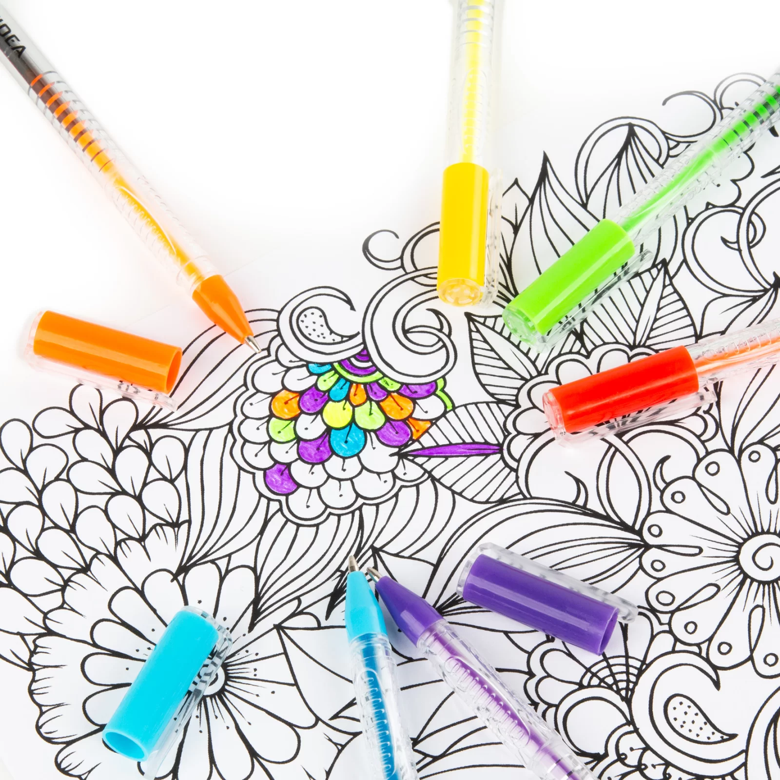 DE PIX GEL CULORI FLUO 6/SET KIDEA DZFA6KA [1]