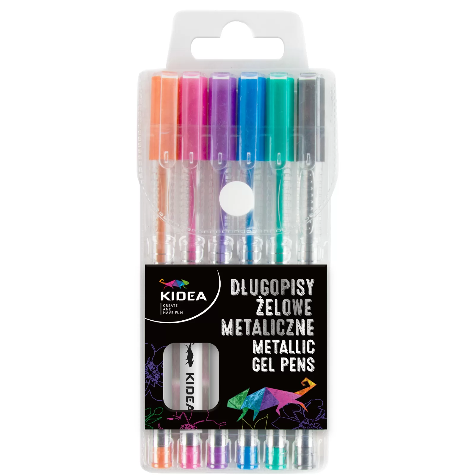 INSTRUMENTE DE SCRIS - DE PIX GEL CULORI METALICE 6/SET KIDEA DZMA6KA