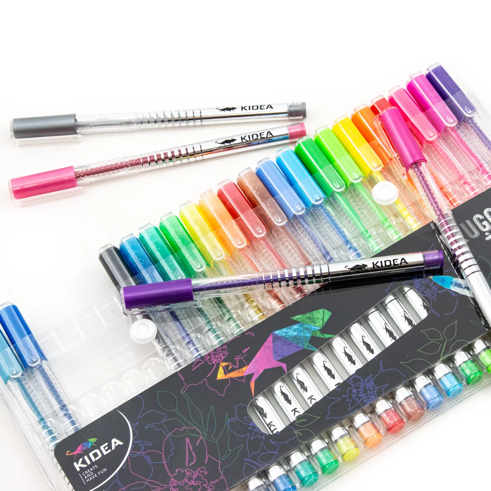 DE PIX GEL CULORI METALICE/NEON 24/SET KIDEA DZA24KA [1]