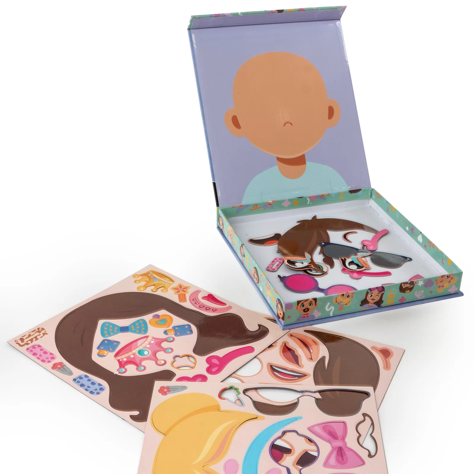 PUZZLE MAGNETIC 57 PIESE, MICUL ARTIST, FUNNY FACES, KIDEA SBMSKA [3]