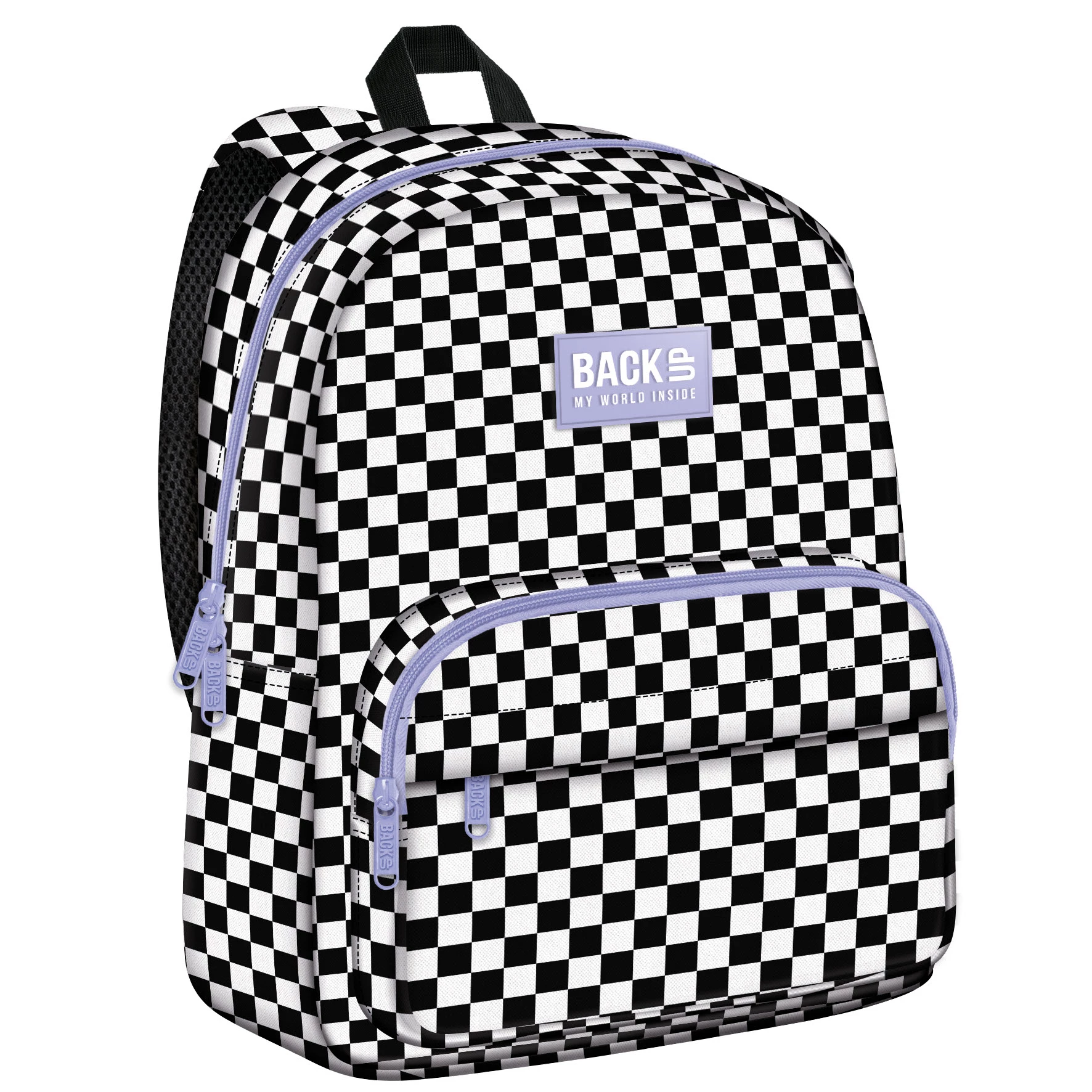 DE RUCSAC SCOLAR BACKUP 1 COMPARTIMENT CHESSBOARD PLB7C94F [1]