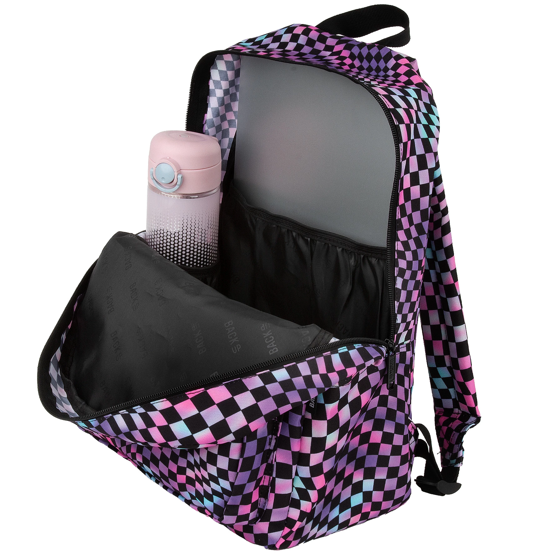 DE RUCSAC SCOLAR BACKUP 1 COMPARTIMENT CRAZY CHESSBOARD PLB7C20 [7]