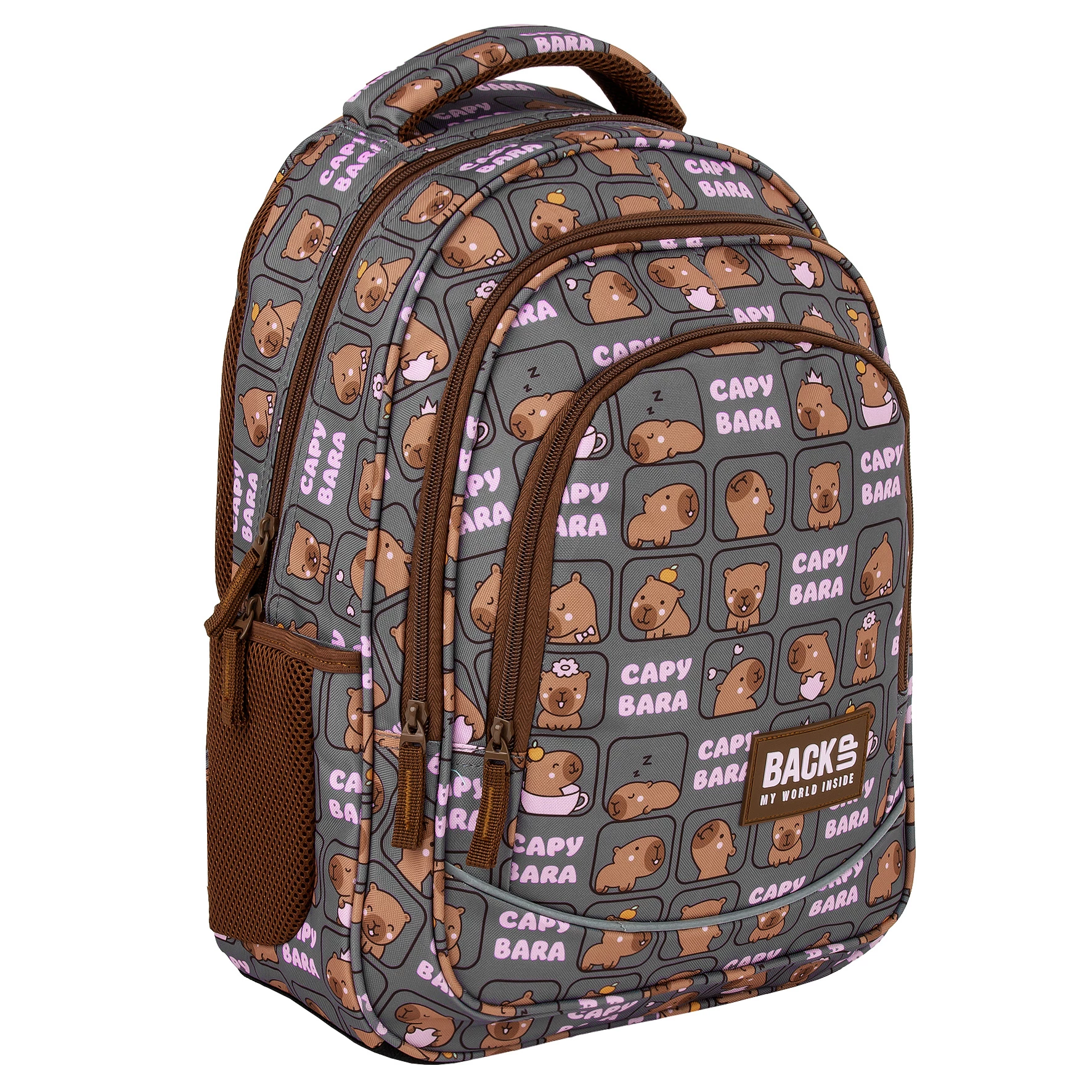 DE RUCSAC SCOLAR BACKUP 3 COMPARTIMENTE CAPYBARA PLB7X36 [0]