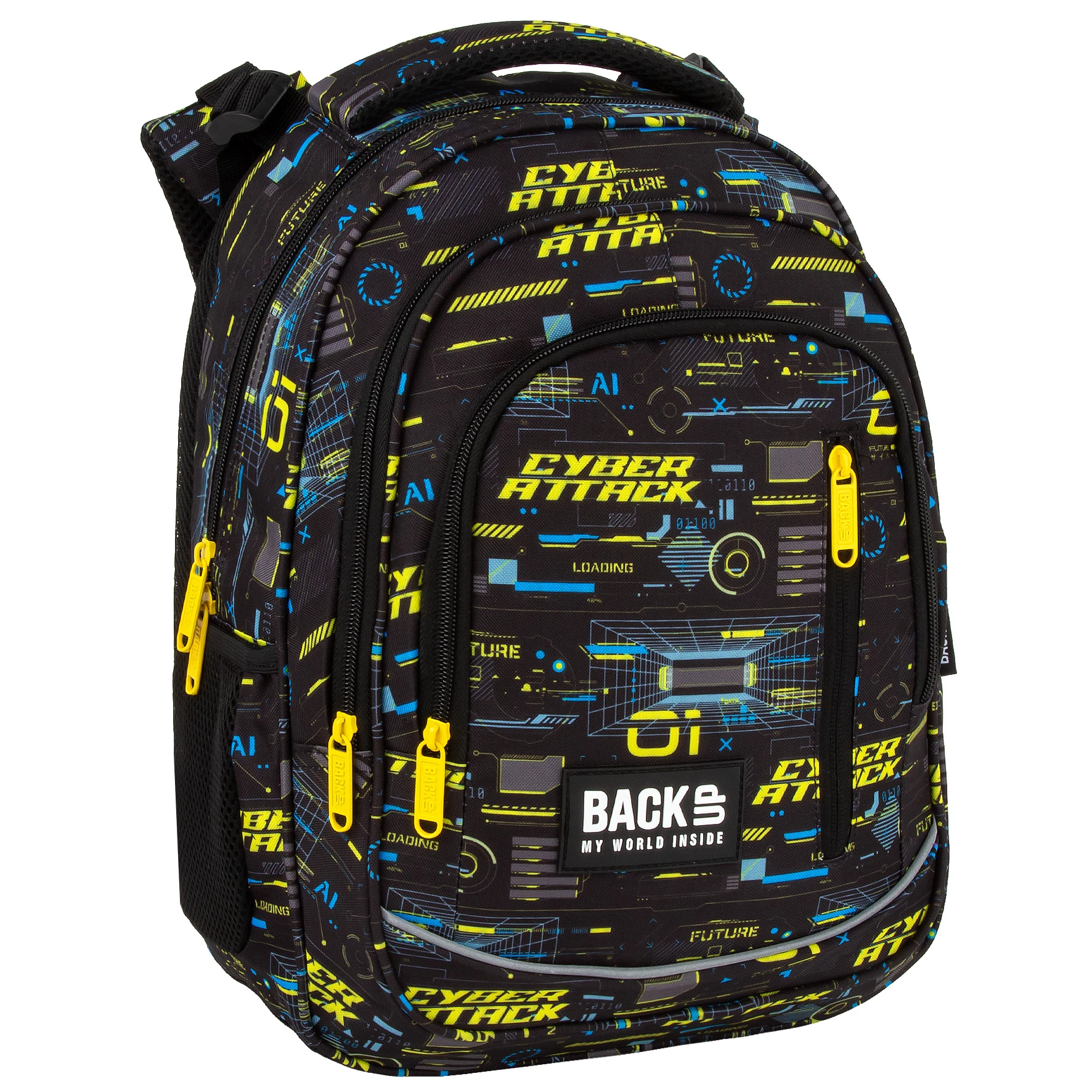 DE RUCSAC SCOLAR BACKUP 3 COMPARTIMENTE CYBER ATTACK PLB7R50 [0]
