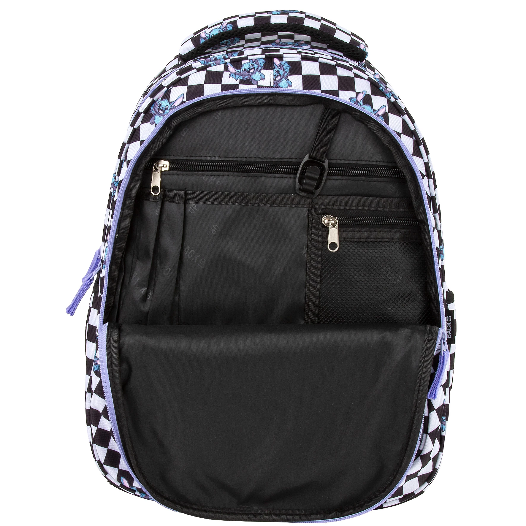 DE RUCSAC SCOLAR BACKUP 3 COMPARTIMENTE FUZZ CHECKERBOARD PLB7X39 [5]