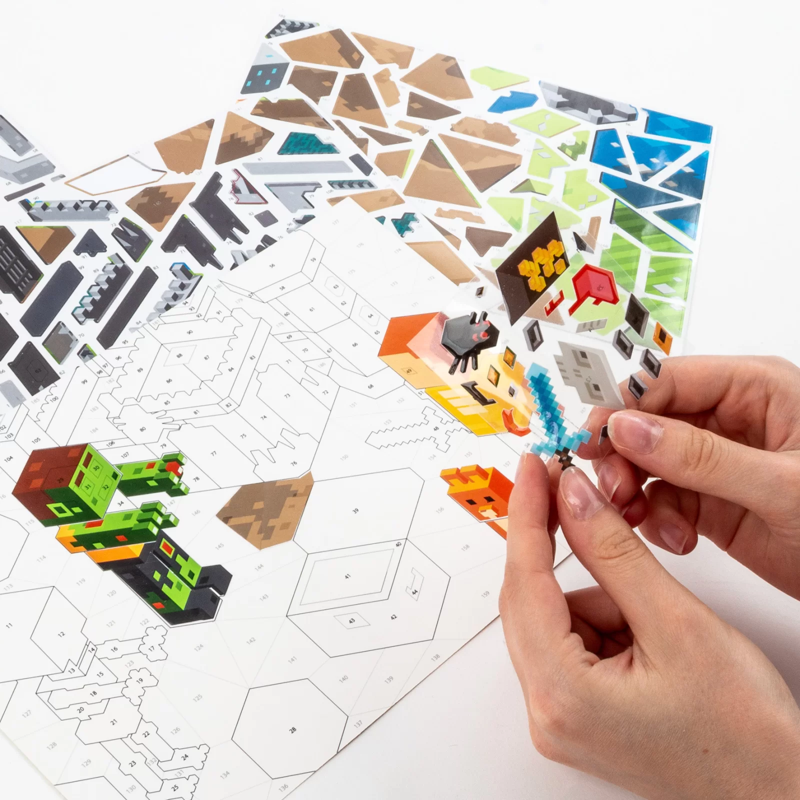 SET PICTURA PE NUMERE CU STICKERE, GAME, KIDEA WNGKA [2]