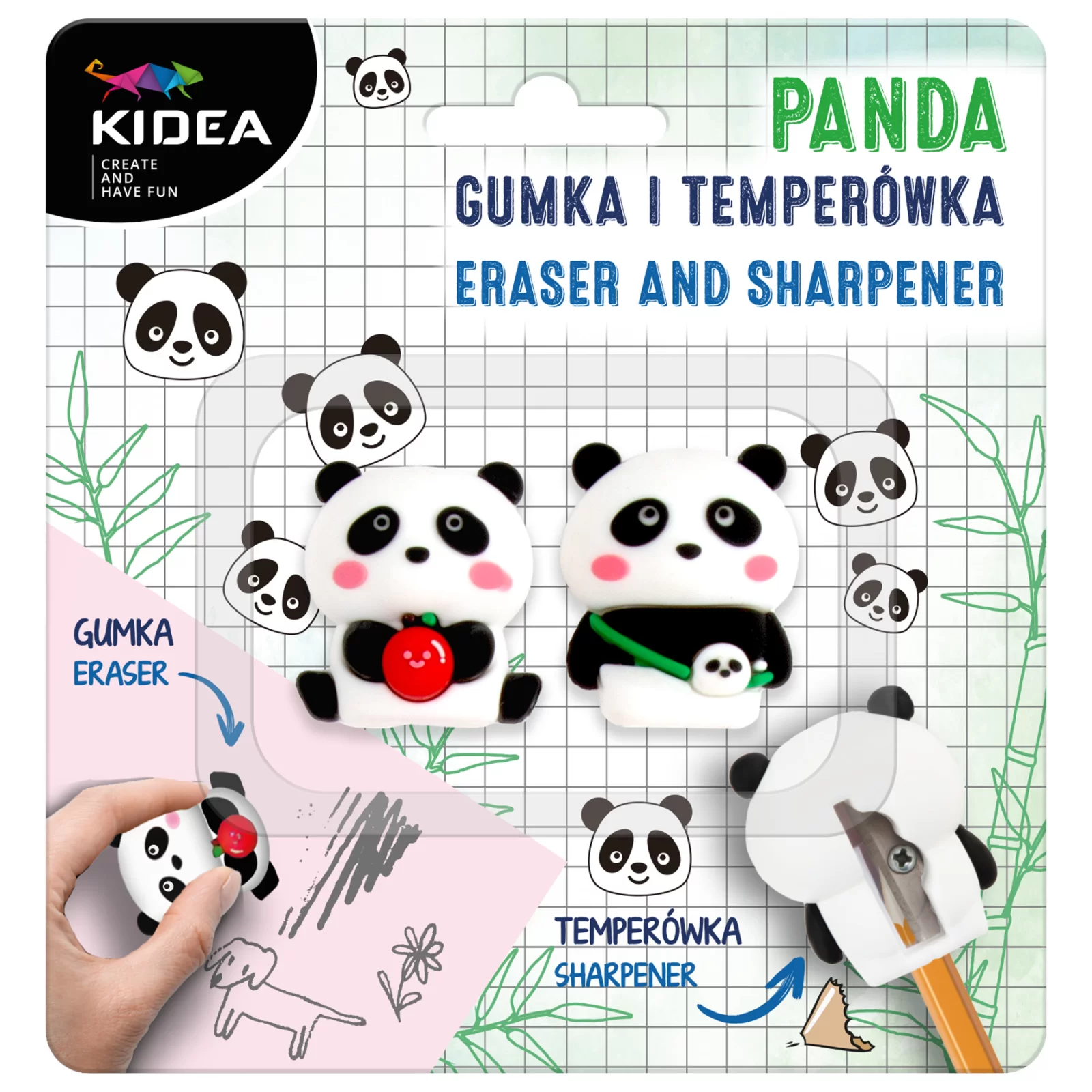 Seturi scolare - DE SET SCOALA 2 PIESE URSULETI PANDA KIDEA PAGUTKA