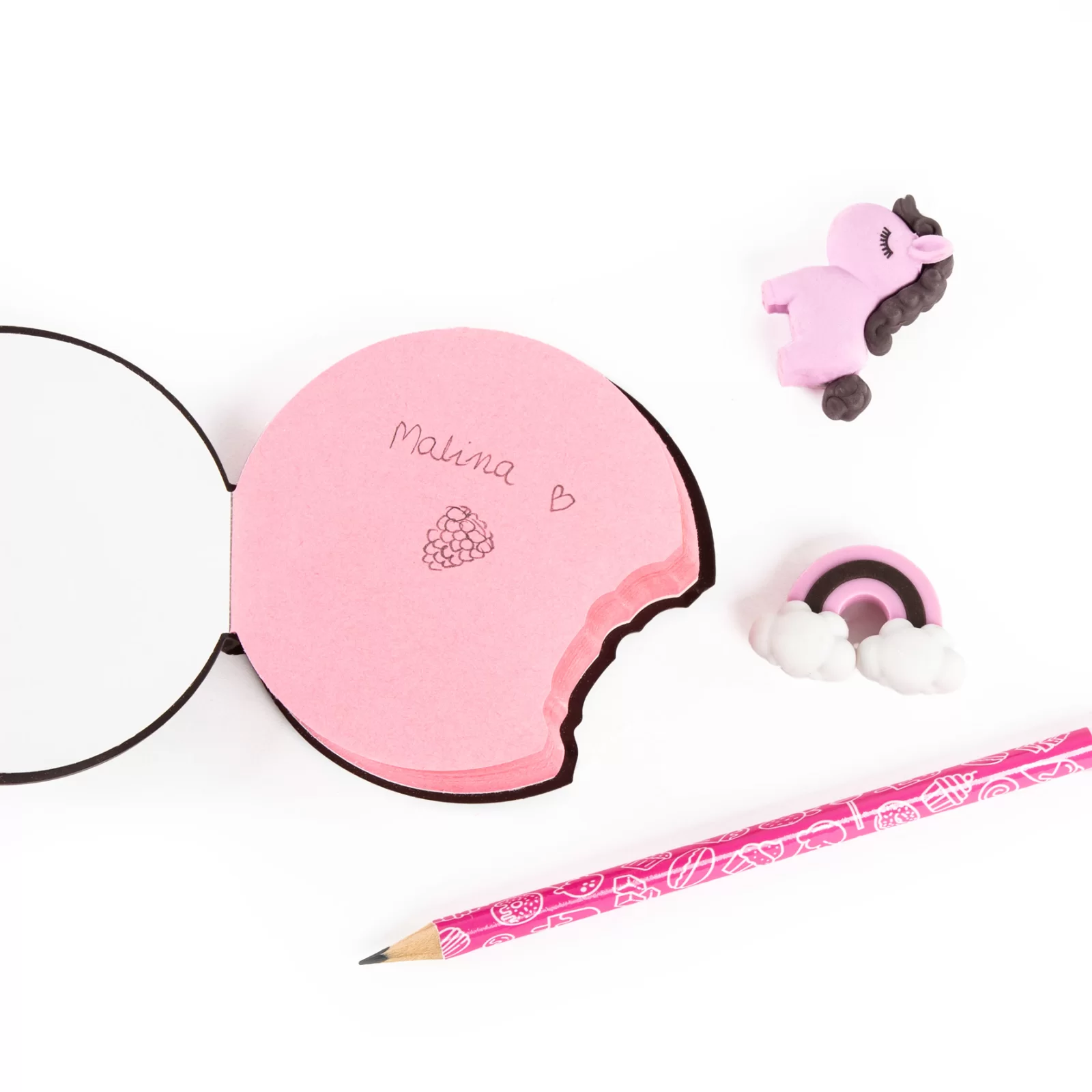 DE SET SCOALA 4 PIESE, PARFUMAT ZMEURA KIDEA PPAWKKA [2]