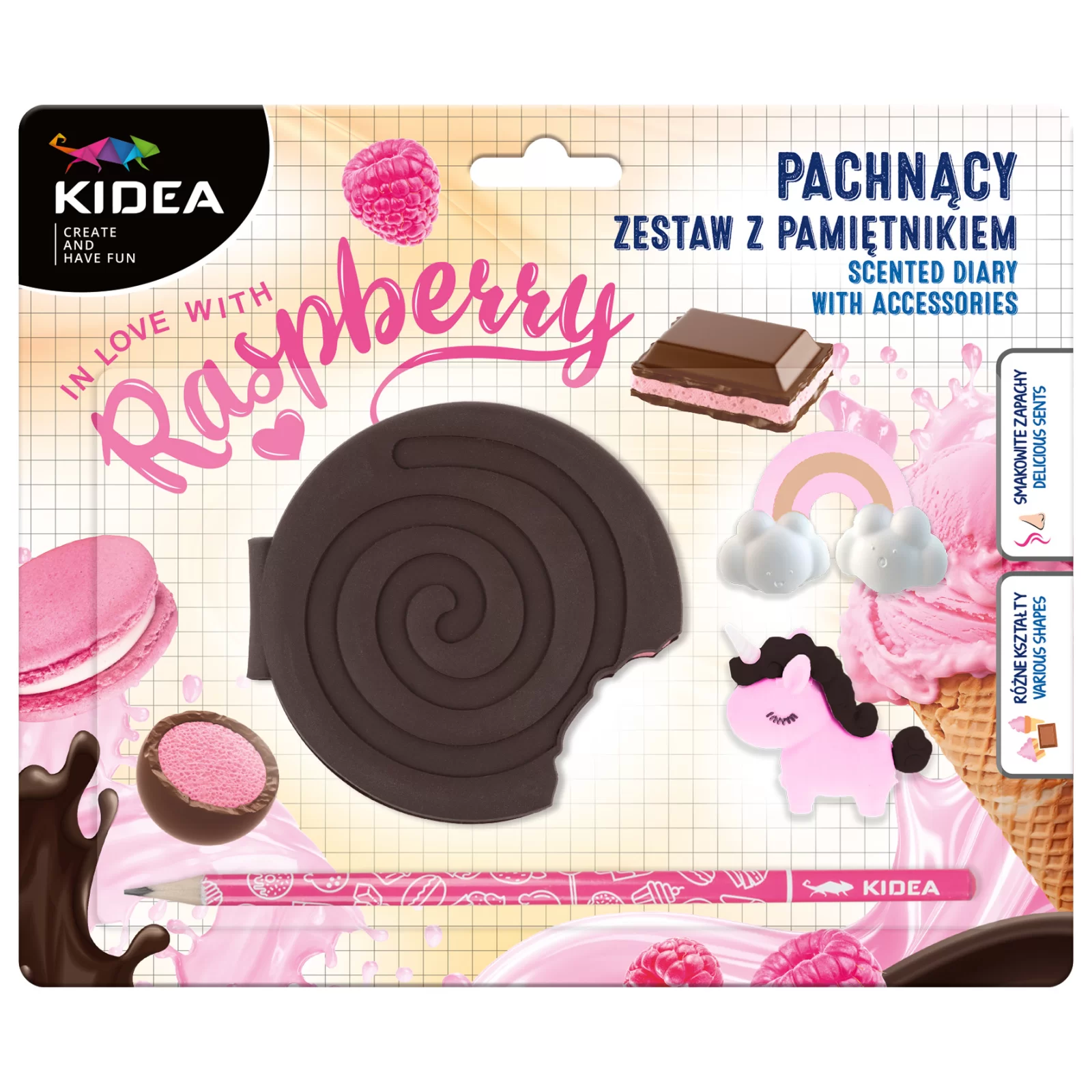 Fara categorie winmentor - DE SET SCOALA 4 PIESE, PARFUMAT ZMEURA KIDEA PPAWKKA