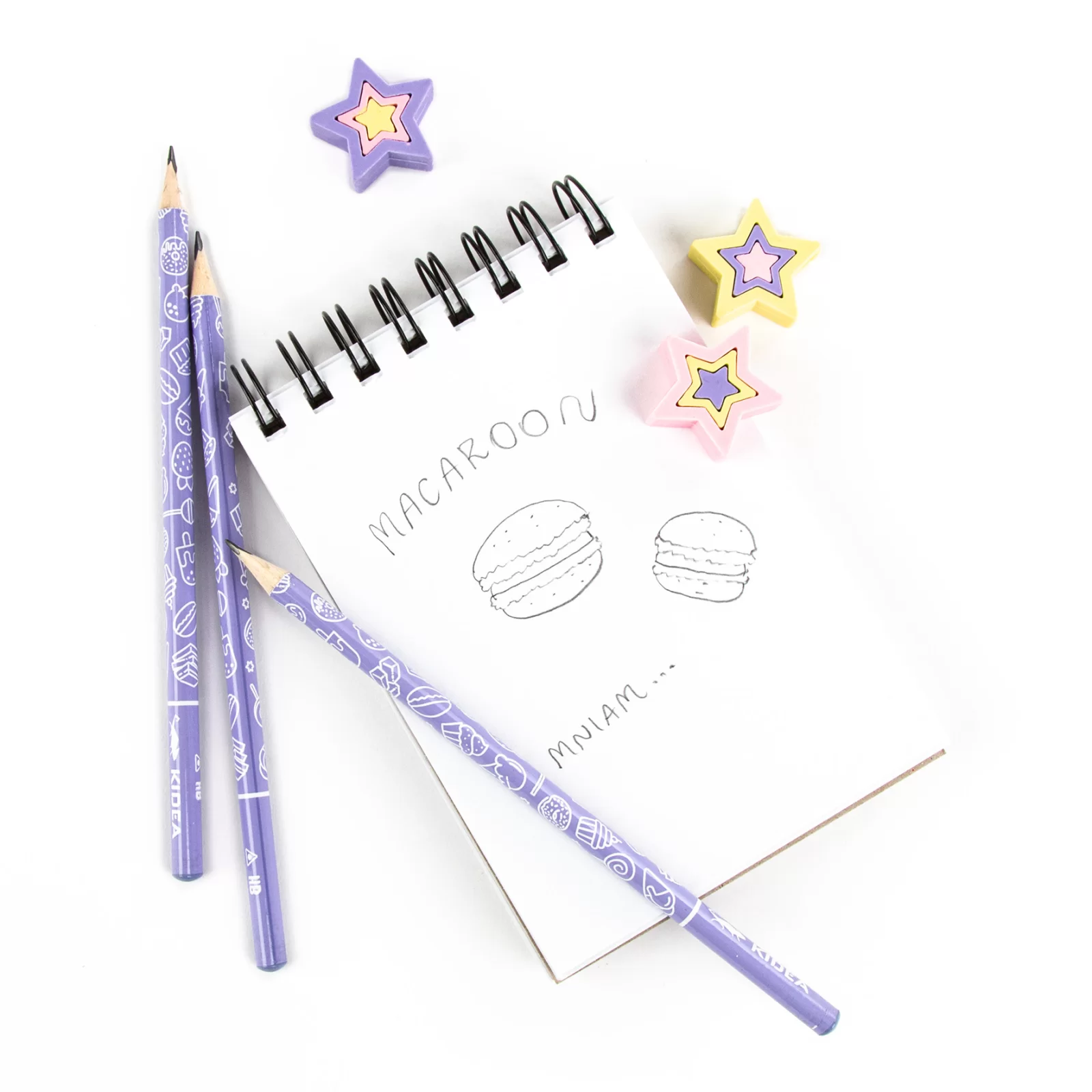 DE SET SCOALA 6 PIESE PARFUMAT MACAROONS KIDEA ZAGOMAKA [1]