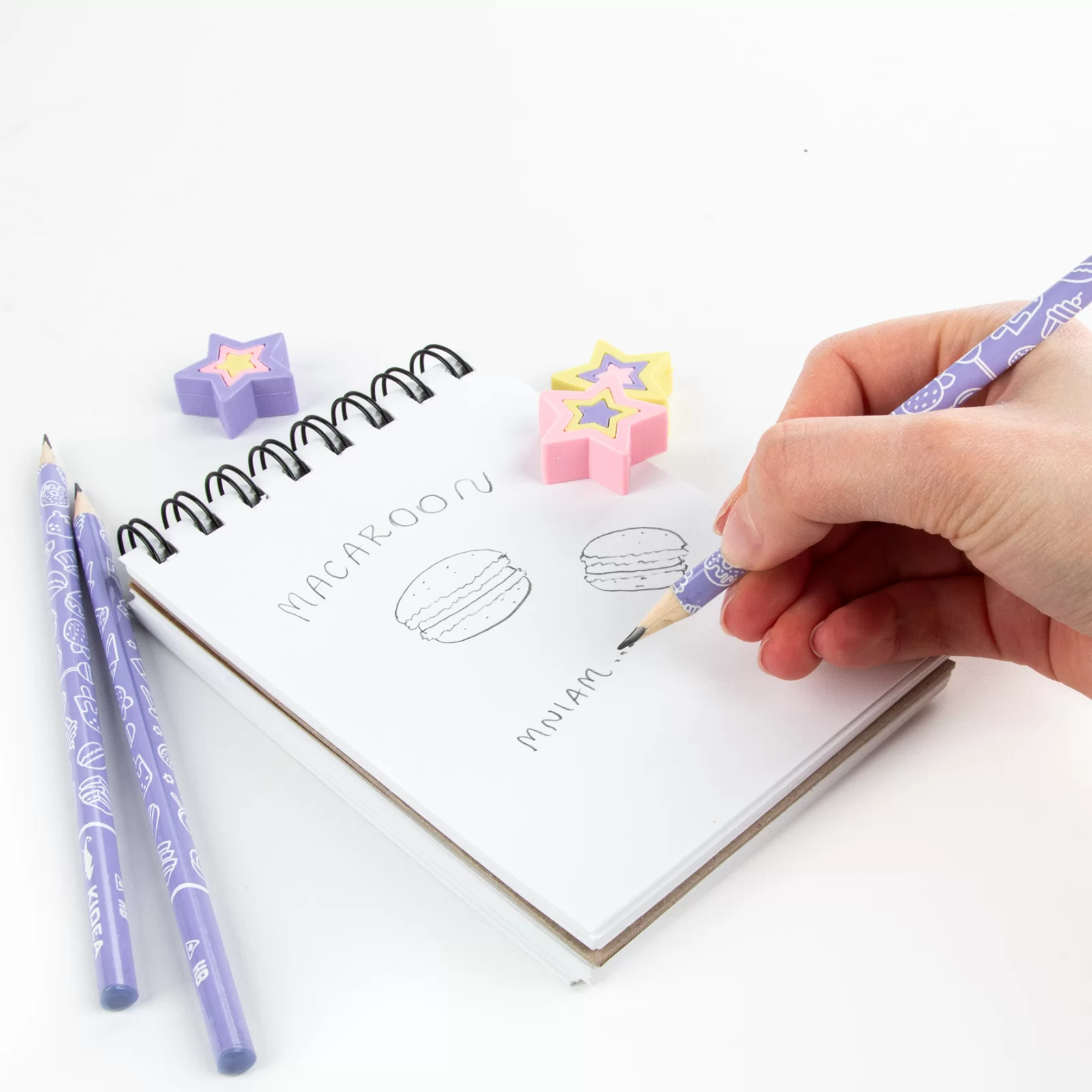 DE SET SCOALA 6 PIESE PARFUMAT MACAROONS KIDEA ZAGOMAKA [3]