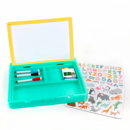 DE TABLITA MAGNETICA PORTABILA 5 IN 1 CU MARKERE, BURETE SI MAGNETI ZOO KIDEA PZT5W1ZKA [2]