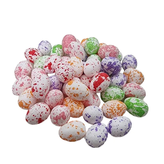 DE SEZON - DECORATIUNE PASTE OUA COLORATE DIN POLISTIREN 50/SET