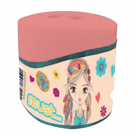 RECHIZITE SCOLARE - DIA ASCUTITOARE DUBLA CU CONTAINER MUST GIRL DIVERSE MODELE 585873