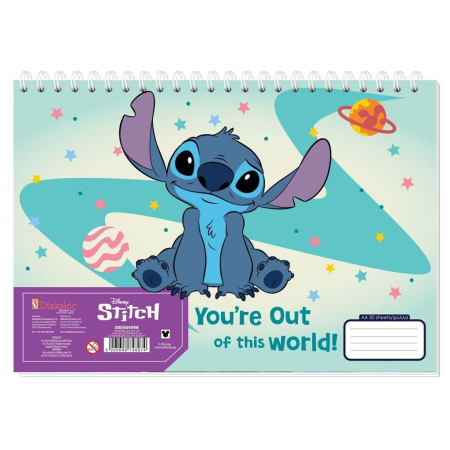 Blocuri de desen - BLOC DESEN A4 30 FILE SPIRA LILO&STITCH 564998