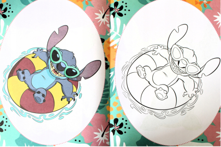 CARTE DE COLORAT THE LITTLIES A4 32 PAGINI LILO&STITCH 565313/400189 [3]