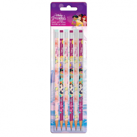 Creioane grafit - DIA CREION CU RADIERA 6/SET PRINCESS 563837