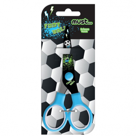 Foarfece pentru copii - DIA FOARFECA METAL 13.5CM MUST FOOTBALL 585998