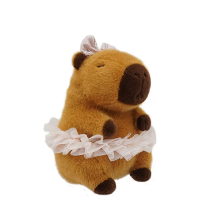 Jucarii Educative - JUCARIE PLUSH 20CM SQUISHCUTIES CAPIBARA BALLERINA 623091
