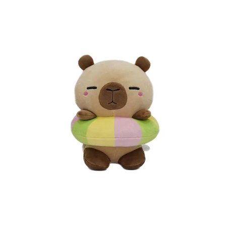 JUCARIE PLUSH 21CM SQUISHCUTIES CUT DONUT LUNA 623079 [1]