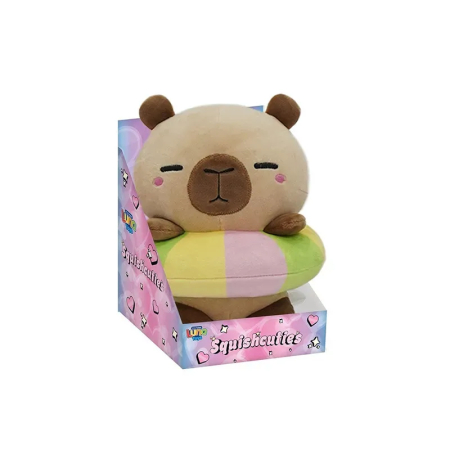RECHIZITE SCOLARE - JUCARIE PLUSH 21CM SQUISHCUTIES CUT DONUT LUNA 623079
