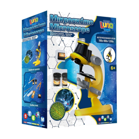 Jucarii Educative - MICROSCOP 100X/ 400X/ 1200X LUNA 623354