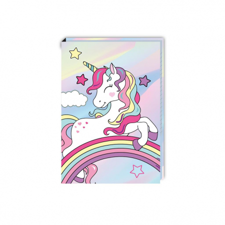 DIA SET CADOU MUST, JURNAL, 3 PIXURI, STICKERE, PAIETE SI LIPICI UNICORN 585619 [1]