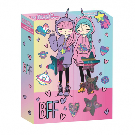 ARTICOLE COPII - DIA SET CREATIV MUST ACTIVITY 35x5x32CM 25 PIESE BEST FRIENDS FOREVER 585995