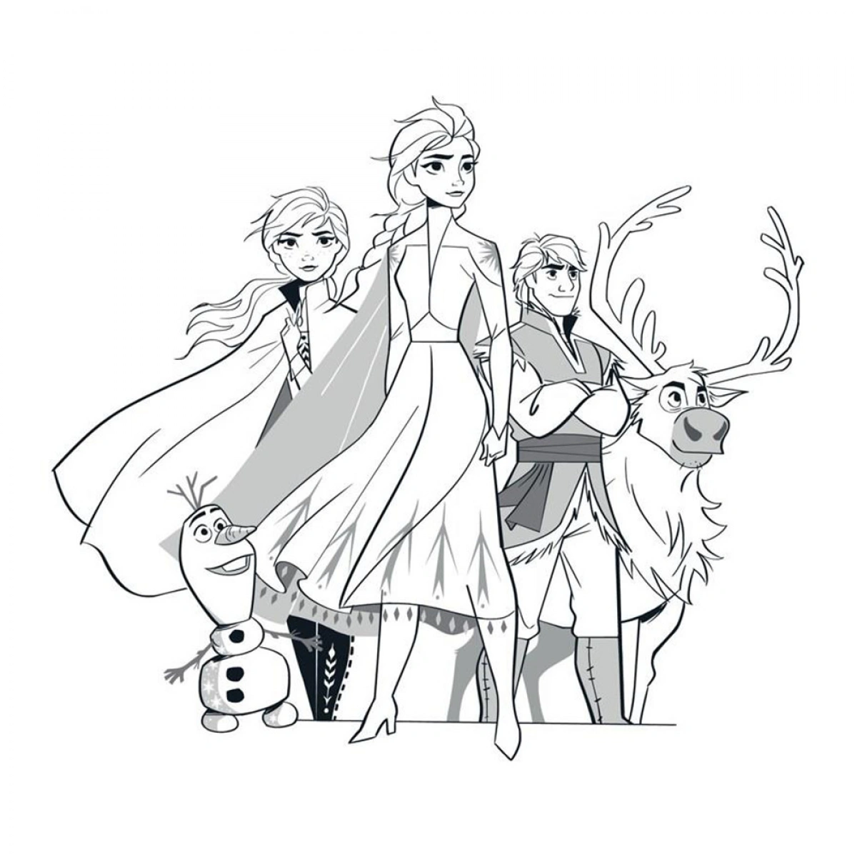 SET DE COLORAT 31 PIESE 54x47CM FROZEN II 564516 [4]