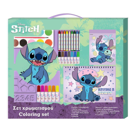 Kituri desen - SET DE COLORAT 54*47CM 33 PIESE LILO&STITCH 565085