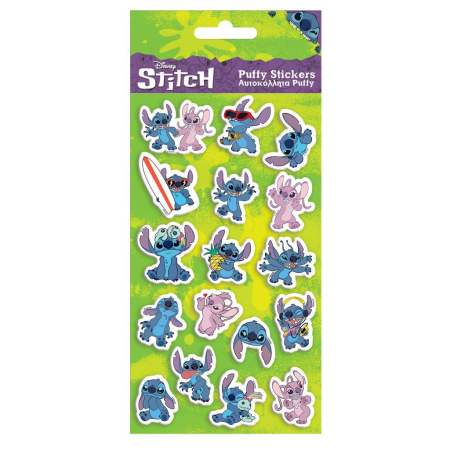 Stickere pt copii - STICKER 10*22CM PUFFY LILO&STITCH 564612
