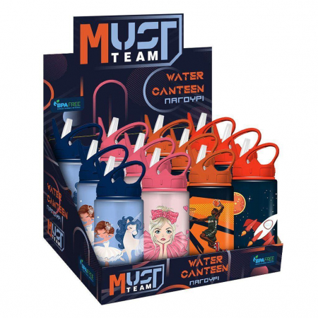 DIA STICLA APA ALUMINIU 500ML MUST CU PAI 7X21.5CM 4 MODELE 586450 [4]