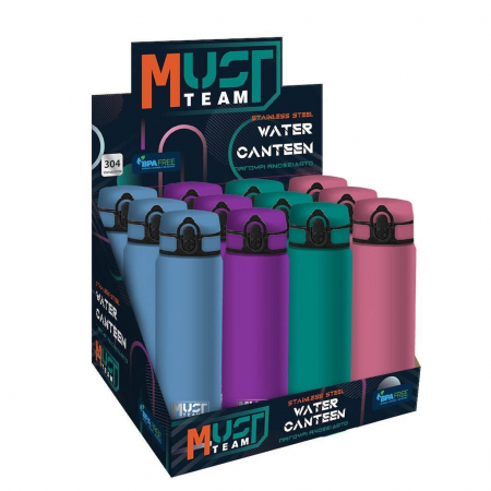 DIA STICLA APA INOX MUST TEAM 600ML 7*23CM DIVERSE CULORI 586445 [4]