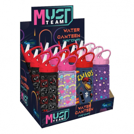 DIA STICLA APA PLASTIC MUST 500ML CU PAI 6.5X21.5CM 4 MODELE 586436 [4]