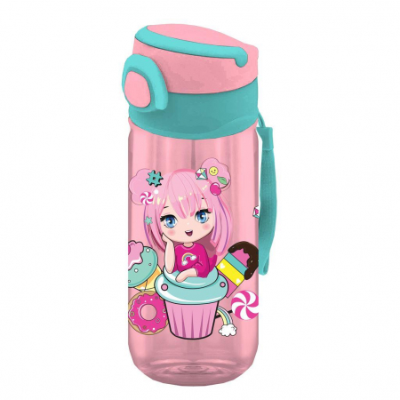 Import - DIA STICLA APA PP MUST TEAM 500ML CU PAI 7*17.5CM DIVERSE MODELE 586441