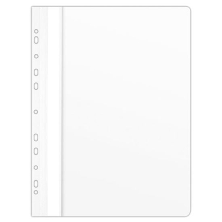 Dosare plastic cu sina pt documente - Dosar Șină Plastic Multiperforații Alb BF-SH01-06 - ipb.ro
