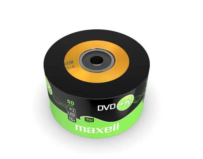 Dvd-uri - DVD MAXELL 50/SET DVD+R 4.7GB 120 MINUTE 275736.40.TE