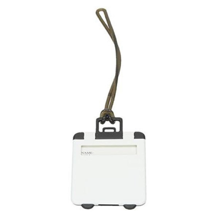 MIJLOACE DE PREZENTARE - Etichetă Bagaj Călătorie Albă 5.5x9.5 cm