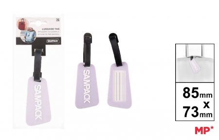 Breloc/ Inel chei, Eticheta bagaje - ETICHETE BAGAJE IPB 85*73MM SILICON  PA361-17