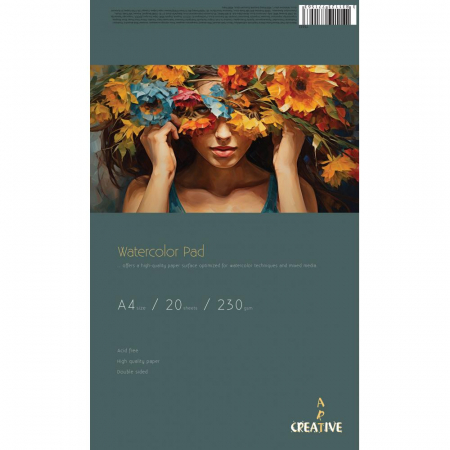 Blocuri de desen profesionale - EU BLOC ART CREATIVE ACUARELA A4 230G 20 FILE 75322