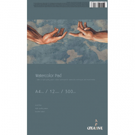 Blocuri de desen - EU BLOC ART CREATIVE ACUARELA A4 300G 12 FILE 75324