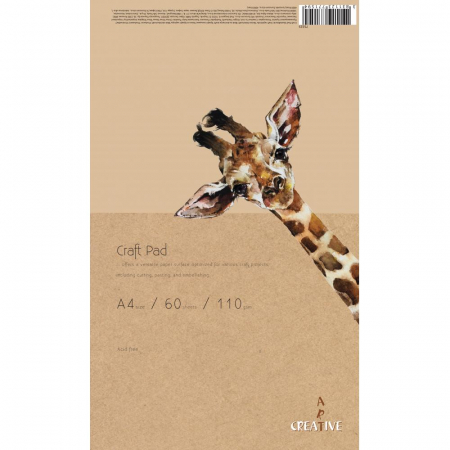 Blocuri de desen - EU BLOC SCHITE ART CREATIVE KRAFT A4 110G 60 FILE 75325