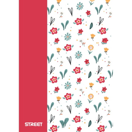 Caiete scolare - CAIET A4 PP 42 FILE, LINII, STREET BLOSSOM 67374